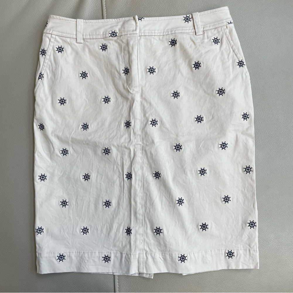 Talbots casual khaki pencil skirt (Size: 2P)
